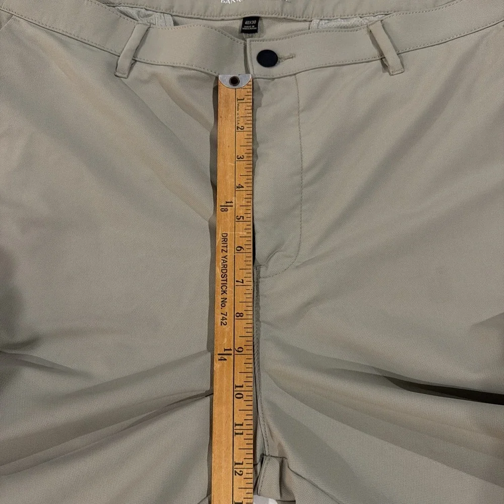Banana Republic Pants Men's 40x30 Performance Golf Aiden Fit Khaki